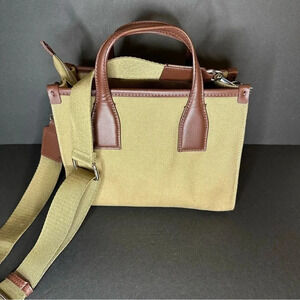 Zara Handbag Cloth Khaki